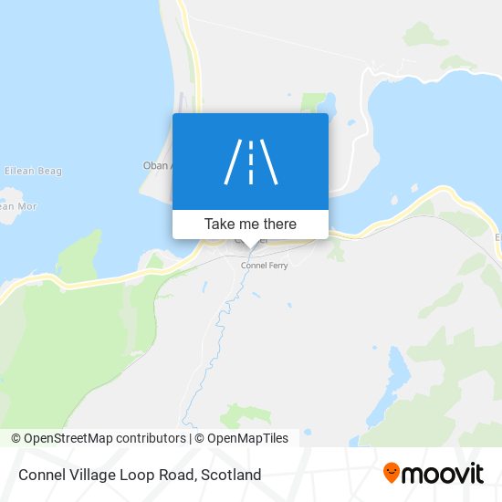 Connel Village Loop Road map