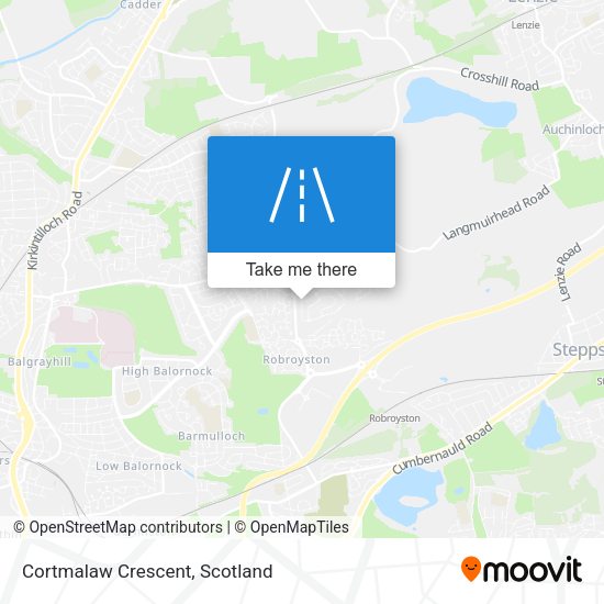 Cortmalaw Crescent map