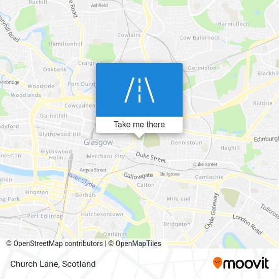 Church Lane map