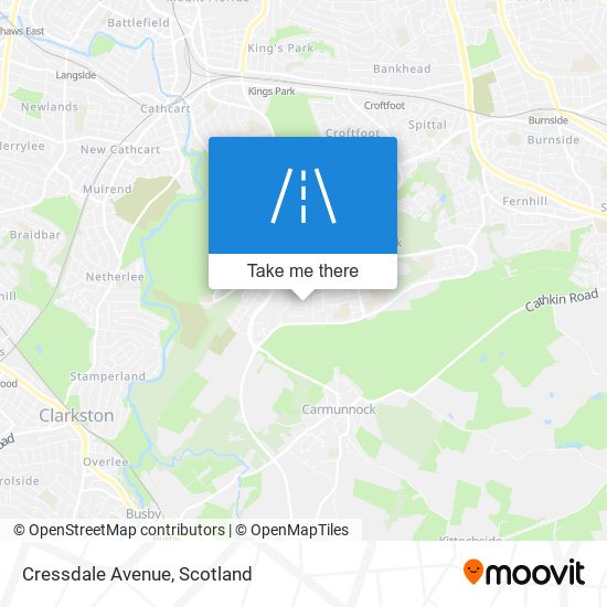 Cressdale Avenue map