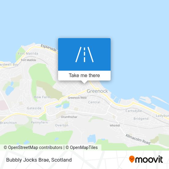 Bubbly Jocks Brae map