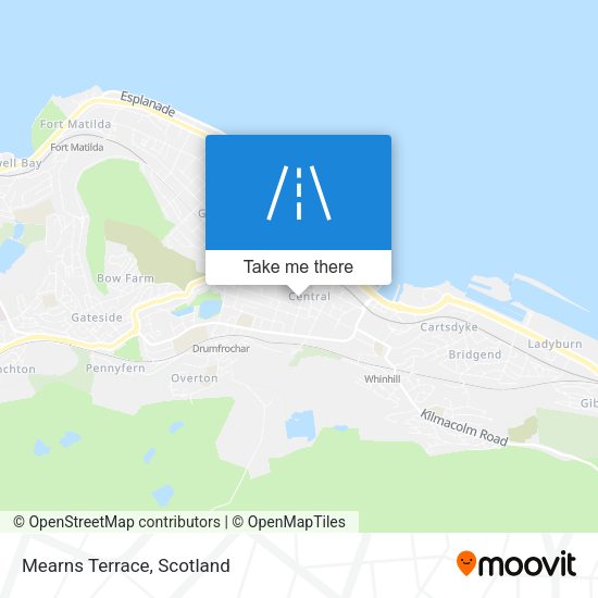 Mearns Terrace map