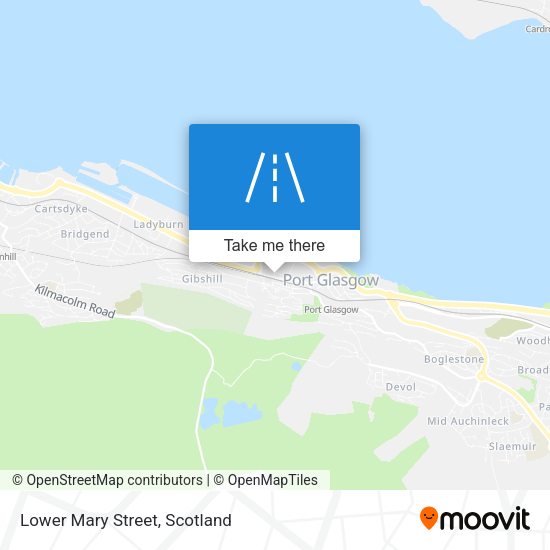 Lower Mary Street map