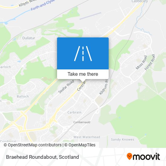 Braehead Roundabout map