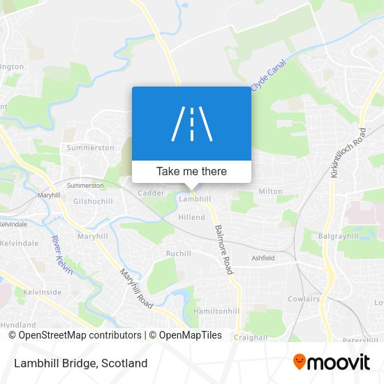 Lambhill Bridge map