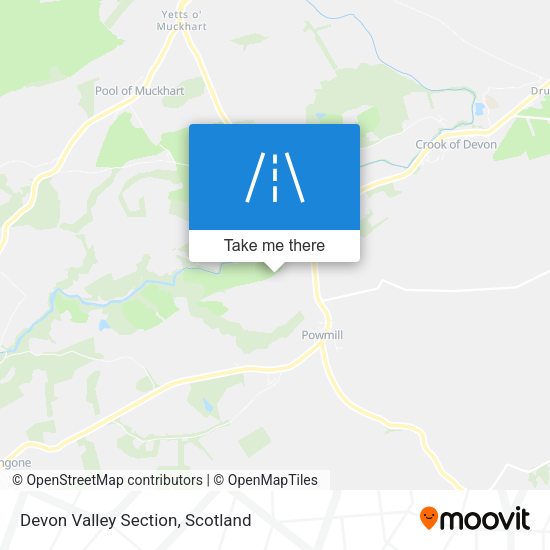 Devon Valley Section map