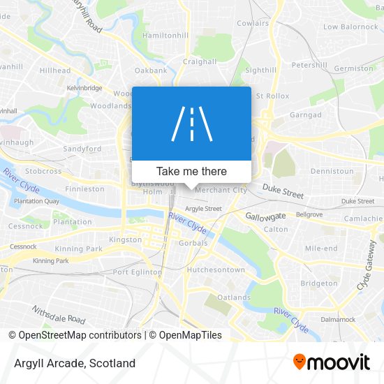 Argyll Arcade map