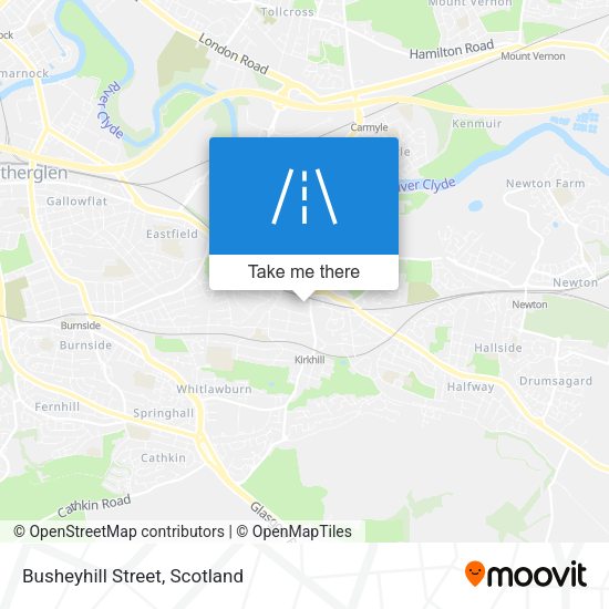 Busheyhill Street map