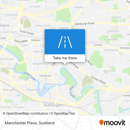 Manchester Place map