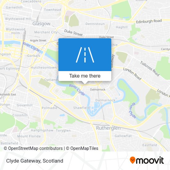 Clyde Gateway map