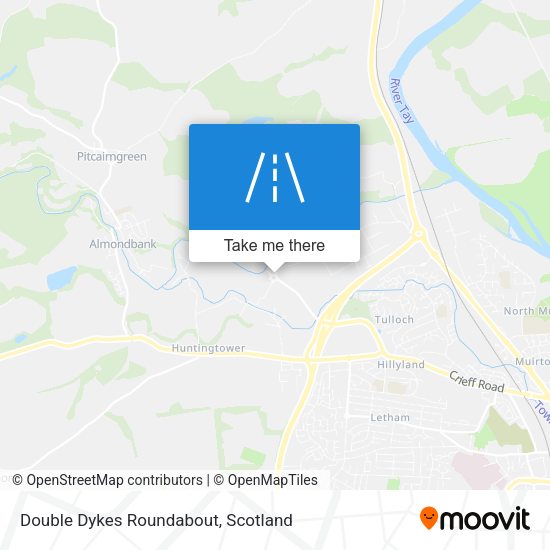 Double Dykes Roundabout map
