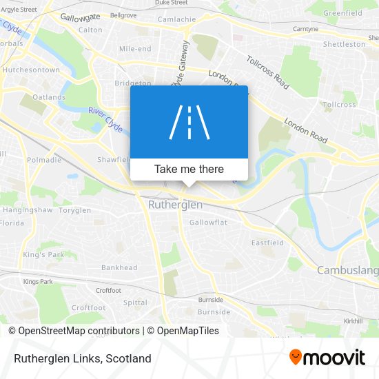 Rutherglen Links map