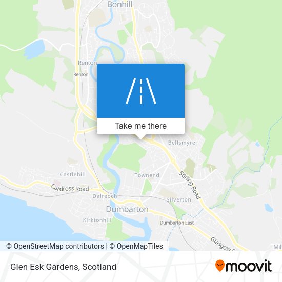 Glen Esk Gardens map
