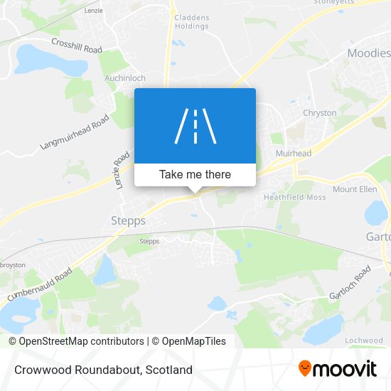 Crowwood Roundabout map