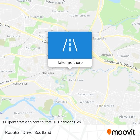 Rosehall Drive map