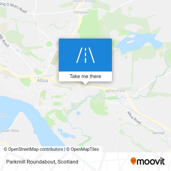 Parkmill Roundabout map