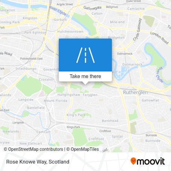Rose Knowe Way map