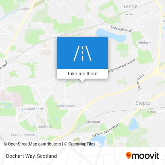Dochart Way map