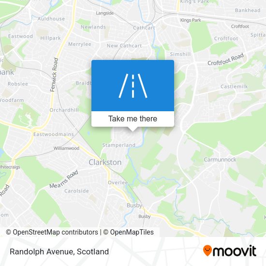 Randolph Avenue map