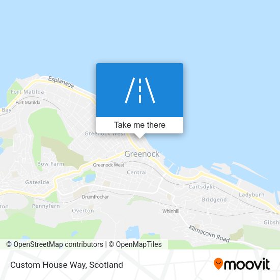 Custom House Way map