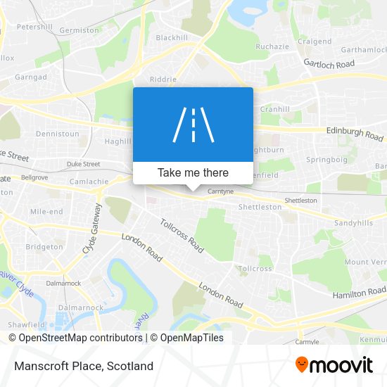 Manscroft Place map