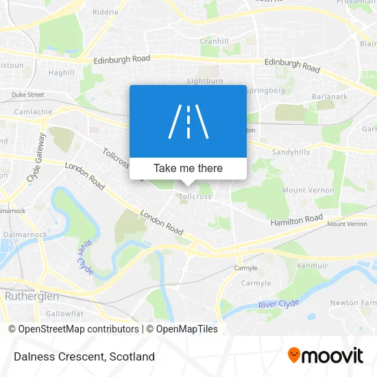 Dalness Crescent map