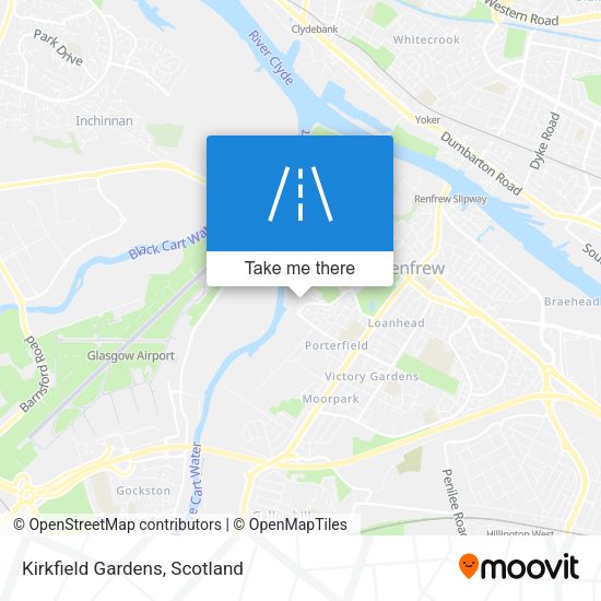Kirkfield Gardens map