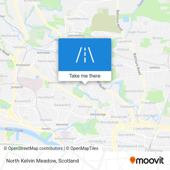 North Kelvin Meadow map