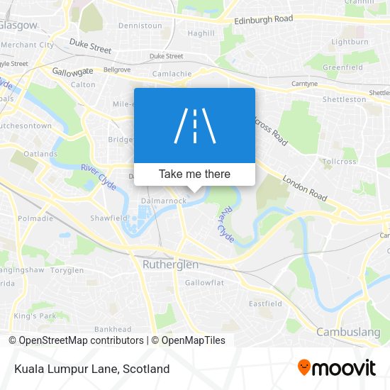 Kuala Lumpur Lane map