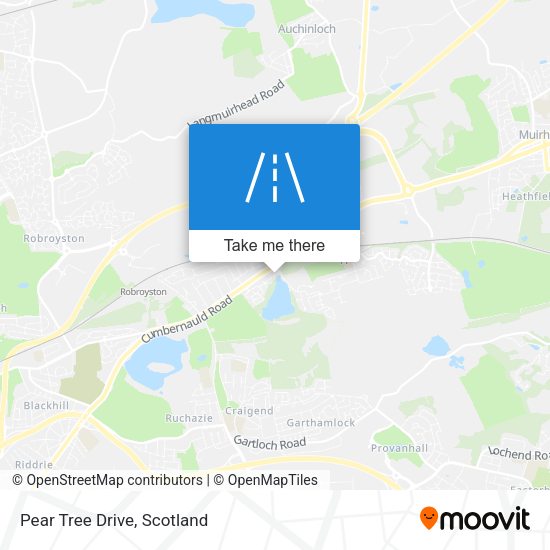 Pear Tree Drive map