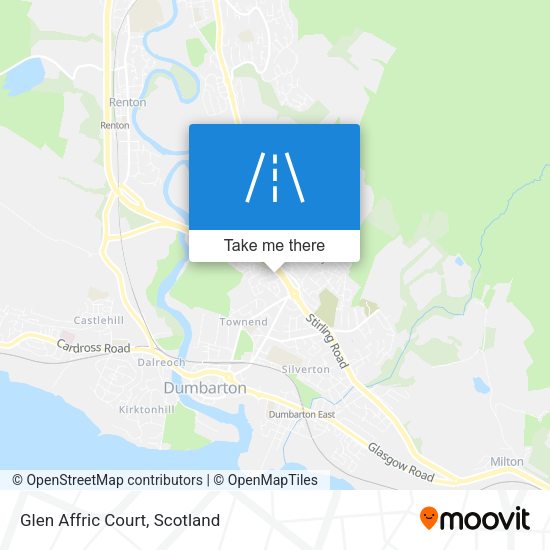 Glen Affric Court map