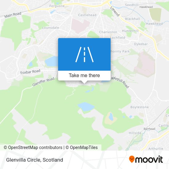 Glenvilla Circle map