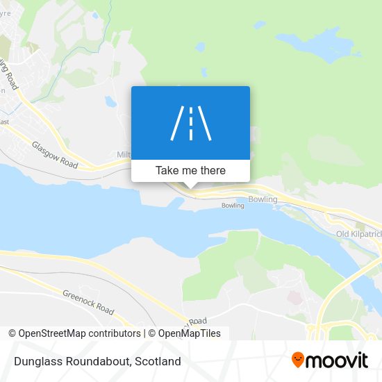 How to get to Dunglass Roundabout, West Dunbartonshire by bus, train or ...