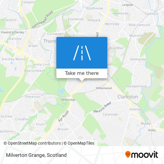 Milverton Grange map