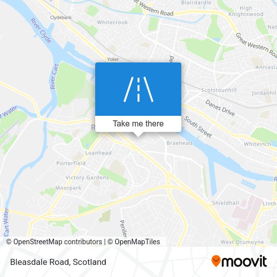 Bleasdale Road map