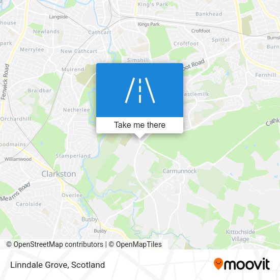 Linndale Grove map