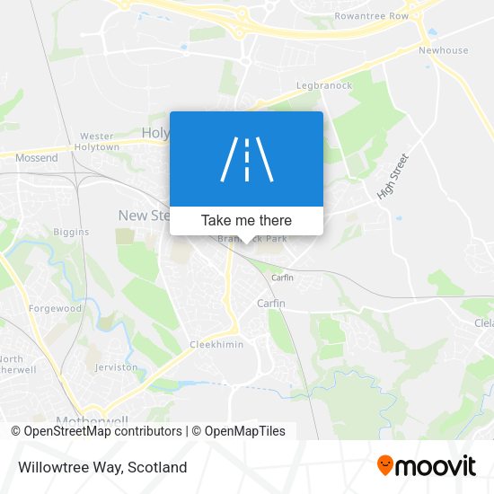 Willowtree Way map