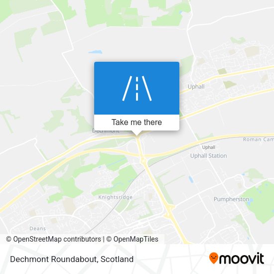 Dechmont Roundabout map