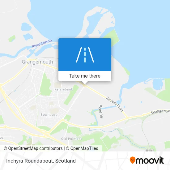 Inchyra Roundabout map