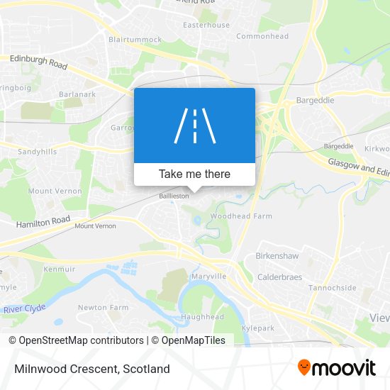 Milnwood Crescent map