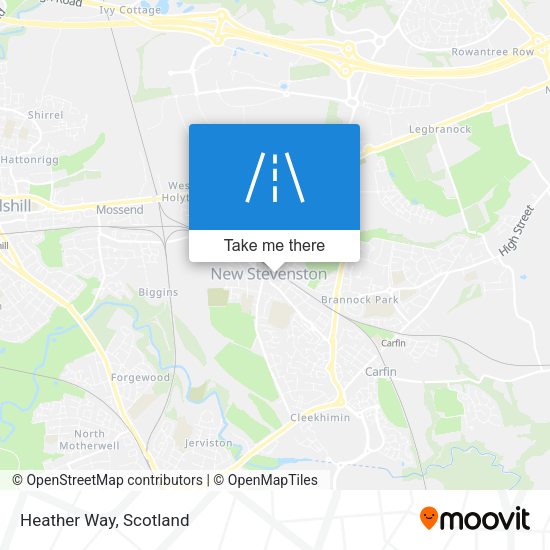 Heather Way map