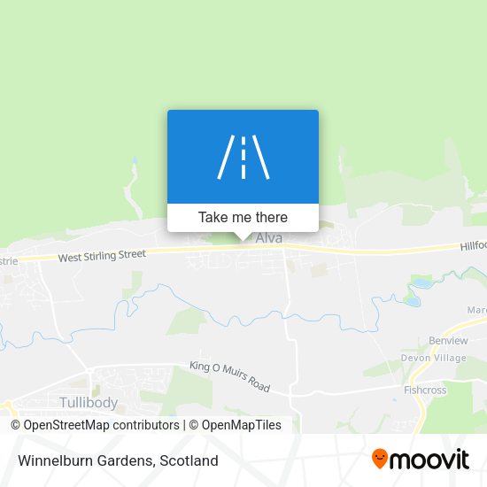 Winnelburn Gardens map