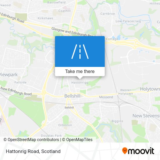 Hattonrig Road map