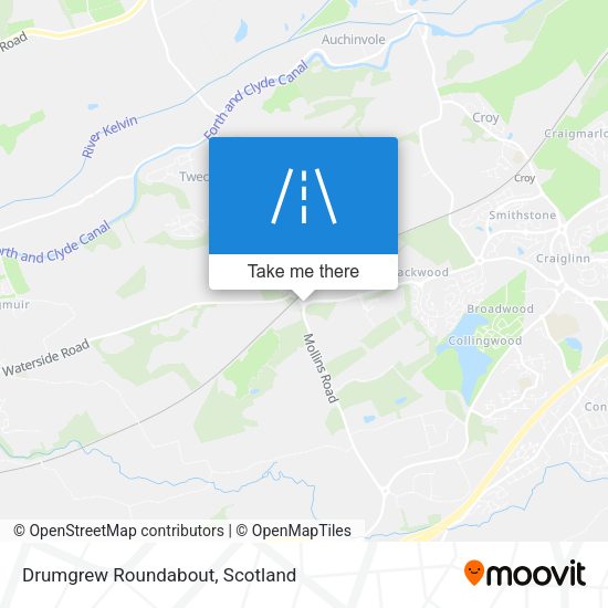 Drumgrew Roundabout map