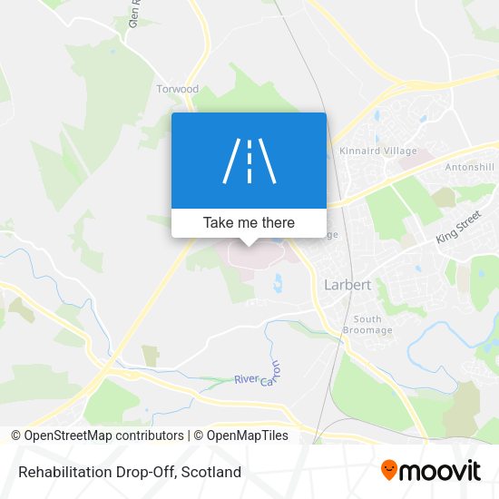 Rehabilitation Drop-Off map