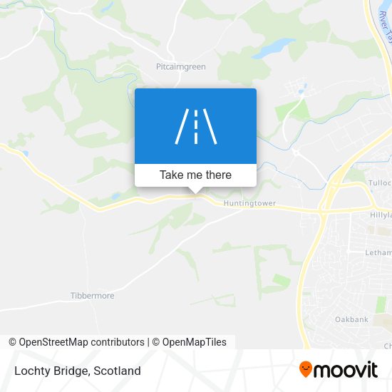 Lochty Bridge map