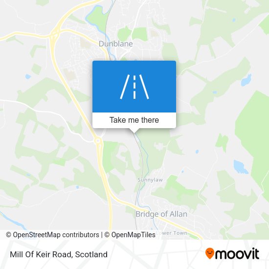 Mill Of Keir Road map