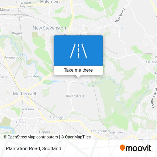 Plantation Road map