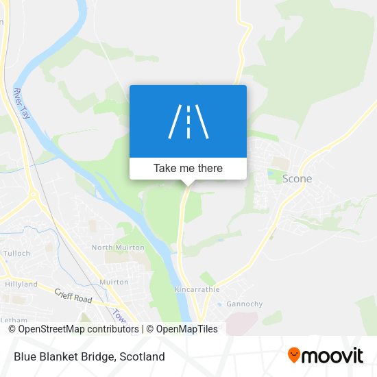 Blue Blanket Bridge map