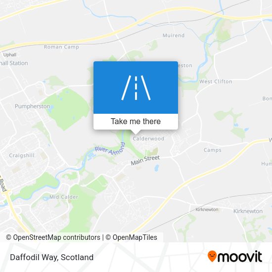 Daffodil Way map